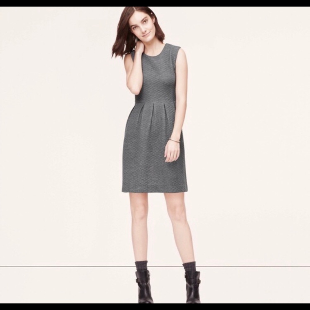 LOFT Gray Dress